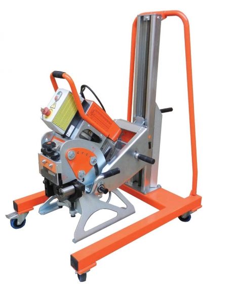 UZ 15 plate bevelling machine with trolley